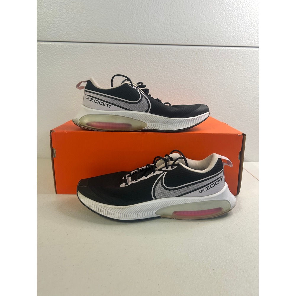Nike Air Zoom Arcadia Black White Pink Kids 7Y #2954